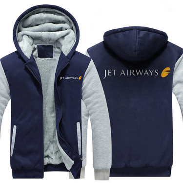 JET AIRLINES JACKETS FLEECE SWEATSHIRT